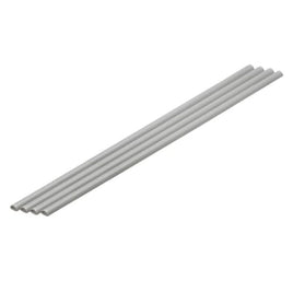 OM-454 プラ=材料【グレー】 ハーフパイプ   3 x 6 mm 4本入