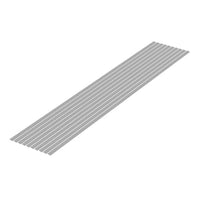 OM-474 プラ=材料【グレー】 細切り板 0.5 x  4.0 mm 10本入