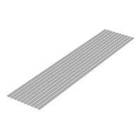 OM-475 プラ=材料【グレー】 細切り板 0.5 x  5.0 mm 10本入