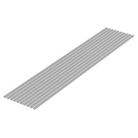 OM-484 プラ=材料【グレー】 細切り板 1.0 x  4.0 mm 10本入