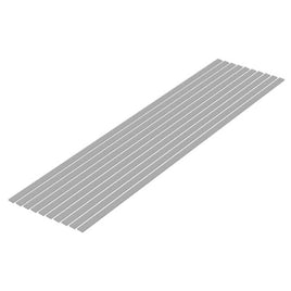 OM-485 プラ=材料【グレー】 細切り板 1.0 x  5.0 mm 10本入