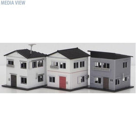 2587 着色済み 住宅セットA(3棟入り)