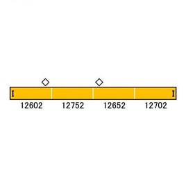 30466 近鉄12600系(12602編成・旧塗装・貫通路開扉パーツ付き)増結4両編成セット(動力無し)