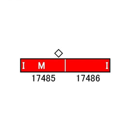 30985 富山地方鉄道17480形(前面赤帯・第3編成)2両編成セット(動力付き)