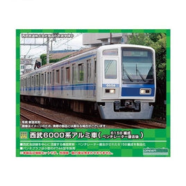 31665 西武6000系アルミ車(6158編成・ベンチレータ撤去後)増結用中間車6両セット(動力無し)