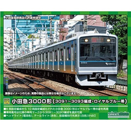 31759 小田急3000形(3091~3093編成・ロイヤルブルー帯)基本4両編成セット(動力付き)