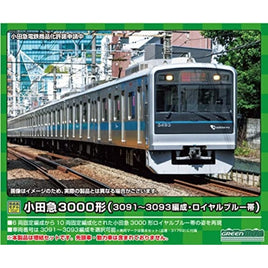 31760 小田急3000形(3091~3093編成・ロイヤルブルー帯)増結用中間車6両セット(動力無し)