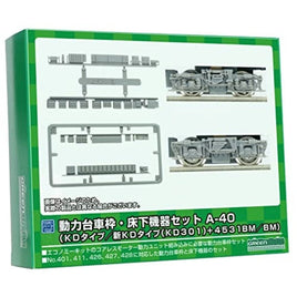 8527 動力台車枠・床下機器セット A-40 (KDタイプ/新KDタイプ(KD301)+4531BM/BM)