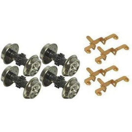 8641 動力台車用車輪(コアレス動力対応)(黒)