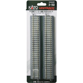 2-153 (HO)ユニットラックPC直線フィーダー線路246mm