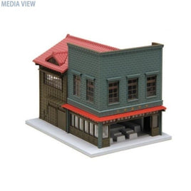 KATO 23-475 看板建築の角店1(銅板・左)
