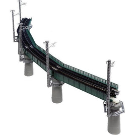 20-823 カーブ鉄橋セットR448-60°(緑)