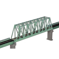 20-428 単線トラス鉄橋(ライトグリーン)