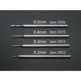 74116 精密ドリル刃0.5mm(軸径1.0mm)