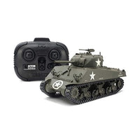 48217 1/35RCタンク アメリカ M4A3シャーマン戦車 (専用プロポ付き)