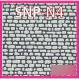 SNP-N4 シーナリーペーパー N 石積 灰 2枚入