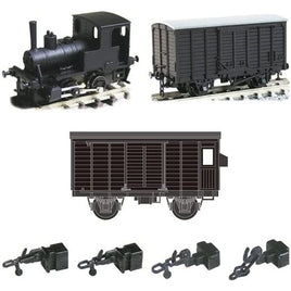 91009 会場限定 コッペル Bタンク(車体色:黒/動力付)・木造有蓋車ワ1形・木造緩急車ワフ 各1両セット