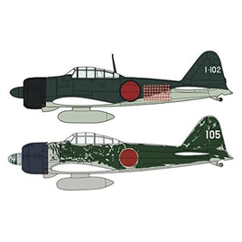 02437 1/72 三菱 A6M2b/A6M3 零式艦上戦闘機 21型/22型 'ラバウルエース セット'