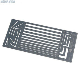 TP5 カッティングテンプレートA(直線平行幅用定規)