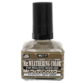 WC17 Mr.ウェザリングカラ-マットアンバー40ml