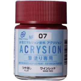 NF07 アクリジョン筆塗り専用 ワインレッド