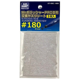 GT-06C Mr.ポリッシャーPROⅢ用 交換ヤスリシート(3枚入)♯180