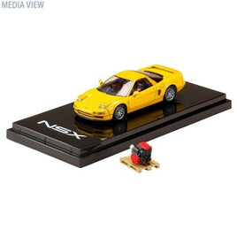 HJ642006SY 1/64 ホンダ NSX (NA2) Type S ZERO エンジンディスプレイモデル付インディイエローパール