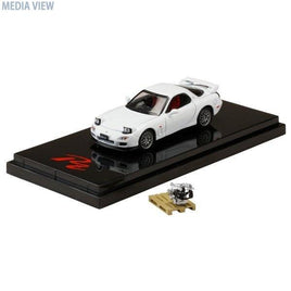 HJ642007EW 1/64 マツダ RX-7 (FD3S) Type RZ エンジンディスプレイモデル付 ピュアホワイト