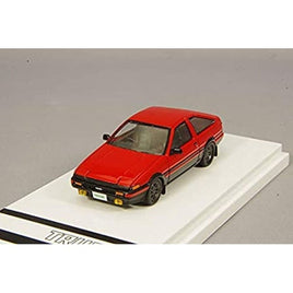 HJ641008SRK 1/64 Toyota SPRINTER TORENO GT APEX (AE86) Customized Version High Flash Two Tone (赤/黒