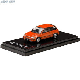 HJ641029AP HJ64 1/64 Honda CIVIC Si (AT) 1984 Orange