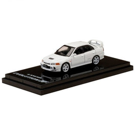 HJ641011CW 1/64 Mitsubishi LANCER GSR Evolution IV (CN9A) Customized Version SCORTIA WHITE