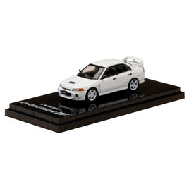 HJ641011RW 1/64 MITSUBISHI LANCER RS EVOLUTION IV Customized Version SCORTIA WHITE