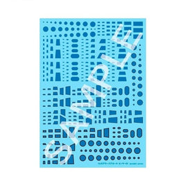 HJM005D1 HJモデラーズデカール センサー01[ミラーブルー]