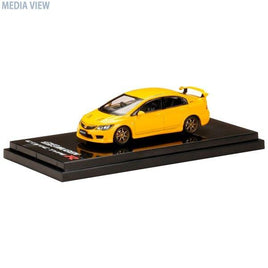 HJ641003MY HJ64 1/64 Mugen CIVIC TYPE R (FD2) Sunlight Yellow