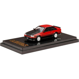 HJ641035TRK HJ64 1/64 Toyota COROLLA AE86 2 DOOR TOM'S IGETA WHEEL Red / Black