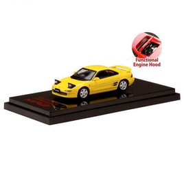HJ641045HY HJ64 1/64 Toyota MR2 (SW20) GT-S 1996 / Open Headlights SUPER BRIGHT YELLOW