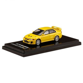 HJ641032AY HJ64 1/64 MITSUBISHI LANCER GSR EVOLUTION 5 (CP9A) 1998 DANDELION YELLOW