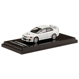 HJ641032AW HJ64 1/64 MITSUBISHI LANCER GSR EVOLUTION 5 (CP9A) 1998 SCORTIA WHITE