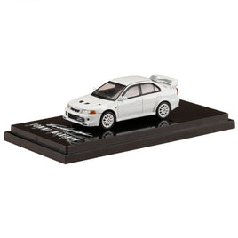 HJ641033BW HJ64 1/64 MITSUBISHI LANCER GSR EVOLUTION 6 (T.M.E) (CP9A) 2000 SCORTIA WHITE