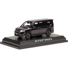 HJ432004P 1/43 Honda STEP WGN e:HEV SPADA Twilight Mist Black Pearl