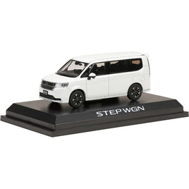 HJ432004W 1/43 Honda STEP WGN e:HEV SPADA Platinum White Pearl