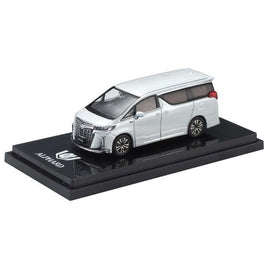 HJ642012AW HJ64 1/64 Toyota ALPHARD (H30W) Customized Version White Pearl Crystal SHINE (070)
