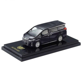 HJ643012BMBK HJ64 1/64 Toyota ALPHARD HYBRID 2.5S  (H30W) TYPE GOLD SPARKlING BLACK PAERL CRYSTAL SH