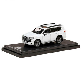 HJ641050AW HJ64 1/64 Toyota LAND CRUISER (JA300W) ZX PRECIOUS WHITE PEARL (090) / Black interior