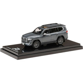 HJ641050AGM HJ64 1/64 Toyota LAND CRUISER (JA300W) ZX GRAY METALLIC (1G3)  / Black interior