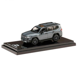 HJ641050BGM HJ64 1/64 Toyota LAND CRUISER (JA300W) GR SPORT GRAY METALLIC (1G3) / Black interior