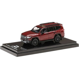 HJ641050BR HJ64 1/64 Toyota LAND CRUISER (JA300W) GR SPORT DARK RED MICA METALLIC (3Q3) / Black inte