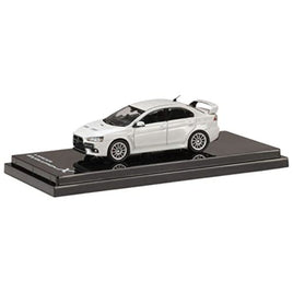 HJ641053AWP HJ64 1/64 MITSUBISHI LANCER EVOLUTION 10 (純正オプションサイドスポイラー) WHITE PEARL