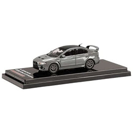 HJ642053BGM HJ64 1/64 MITSUBISHI LANCER EVOLUTION 10 FINAL EDITION  TITANIUM GRAY METALLIC / CARBON