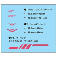 HJM009D3 HJ HJモデラーズデカール マーキング02 [アドバンスドデザインタイプ:Mレッド]